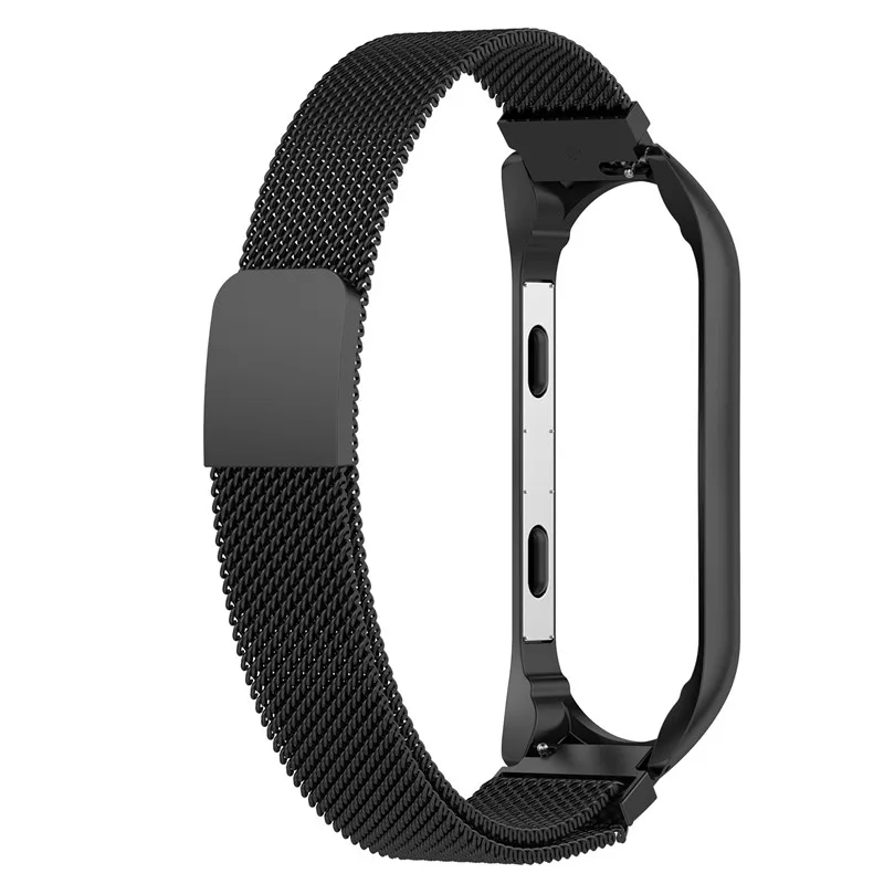 Mi Band 3 Strap Smart Accessories For Xiaomi Miband 3 Stainless Steel Bracelet Smart Wristband Replacement Of Mi Band 4 Strap