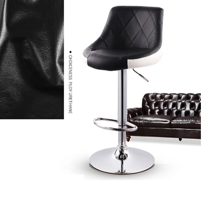 Современный барный стул может Лифт бытовой передний Рабочий стол креативная простая спинка сумка для камеры высокий стул