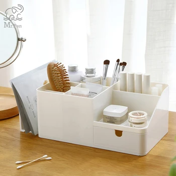 

Large Capacity Office Desk Organizer Storage Holder Desktop Pencil Pen Sundries Badge Box Stationery Office School Supplies