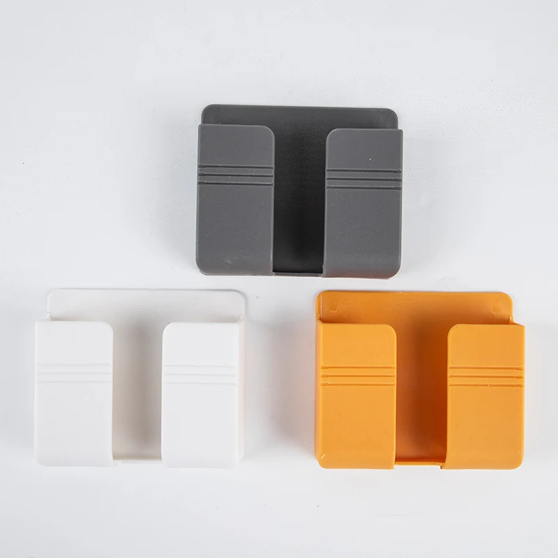 Wall Mounted Organizer Air Conditioner TV Remote Control Storage Box Plug Holder