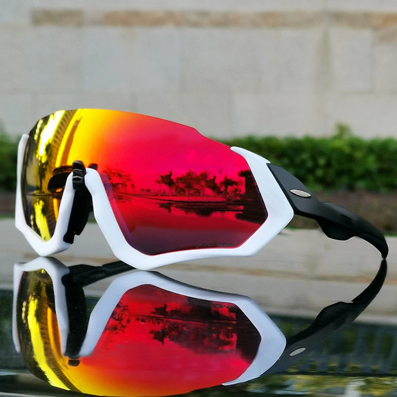 Велосипедные очки bicicleta, велосипедные очки lentes ciclismo, скоростные велосипедные очки, 100, для езды на велосипеде, foxe, спортивные солнцезащитные очки, мужские, красные, foxe - Цвет: 03