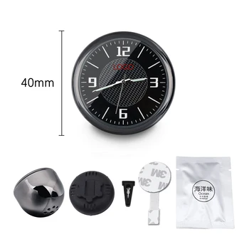 

Car Clock for Peugeot Air Vents Outlet Clip Mini Decoration Ornaments Auto Watch Dashboard Time Display Accessories Car Stickers