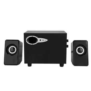 

FT-301 combination wooden speaker Subwoofer bass stereo music player with USB cable computer speaker for Computer PC Laptop