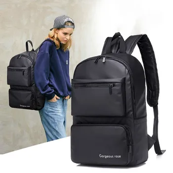 

Men's Backpack Schoolbag Women Casual Large Capacity Travel Waterproof Nylon Famous Design Cute Luxury Blanket Roll Shoulder Bag