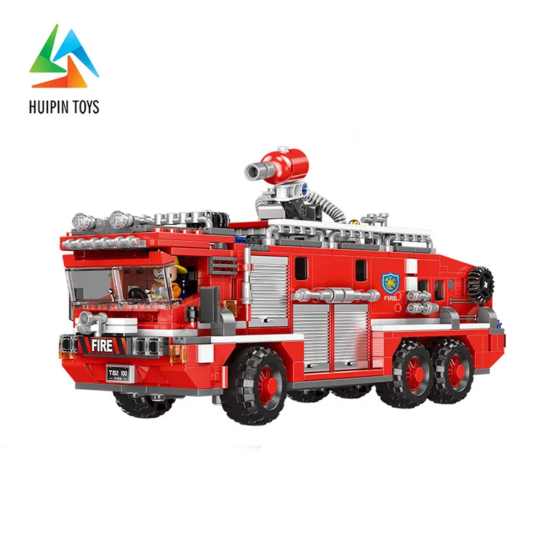 711 шт. XINGBAO строительные блоки XB-03031 серии пожаротушения Truntable лестница детские игрушки подарки кирпичи игрушки 4Px в Германию