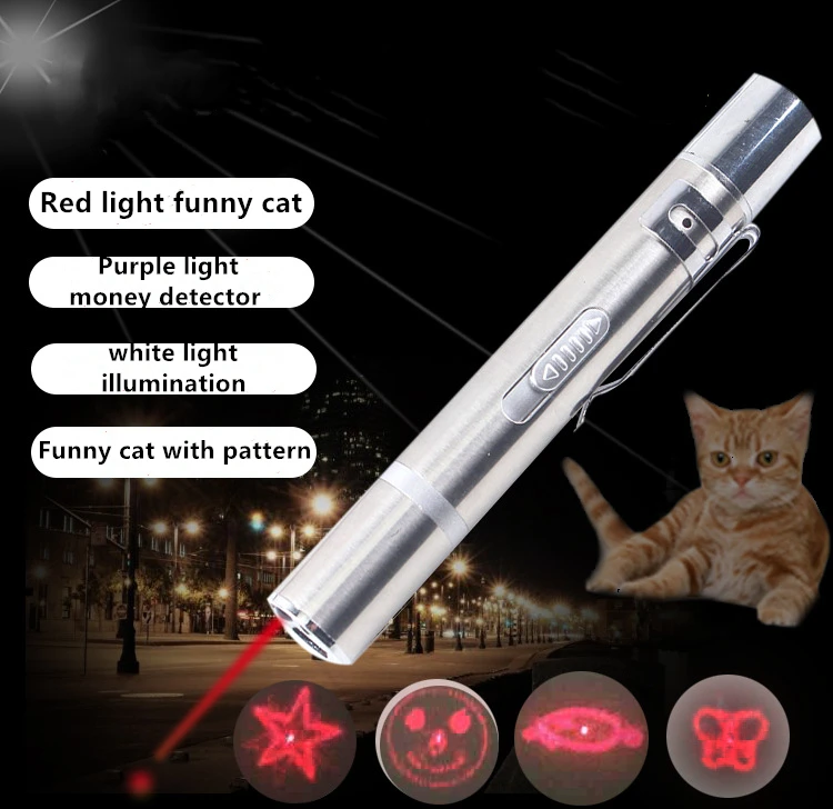 Игрушки для кошек, забавные кошки, Лазерная Игрушка, USB интерактивный перезаряжаемый светодиодный светильник, указка, забавная кошачья палочка, инструмент для тренировки