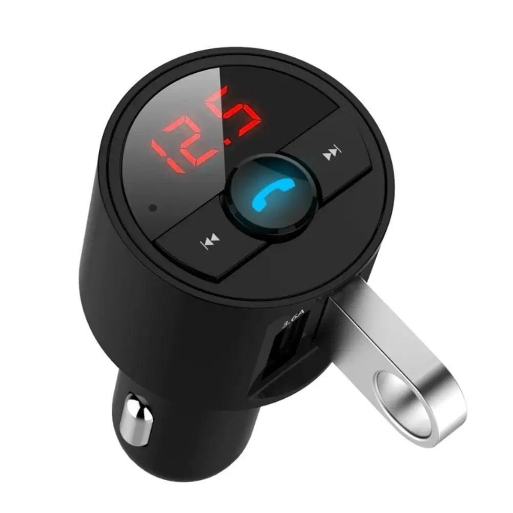 3.6A Quick USB Charger Bluetooth Car Kit FM Transmitter Modulator Audio Music Mp3 Player Phone Wireless Handsfree Carkit | Автомобили и