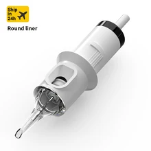 QUELLE Иглы для татуировки, картридж с круглым вкладышем#10(игла 0,30 мм) RC1003RL RC1005RLRC1007RL RC1009RL RC1014RL 20 шт