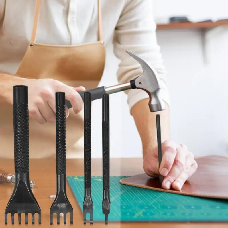 DIY ручной работы, инструмент для резки кожи, алмазная резка, отверстие, полировка, обработка инструмента, стальной перфоратор, инструмент для сшивания