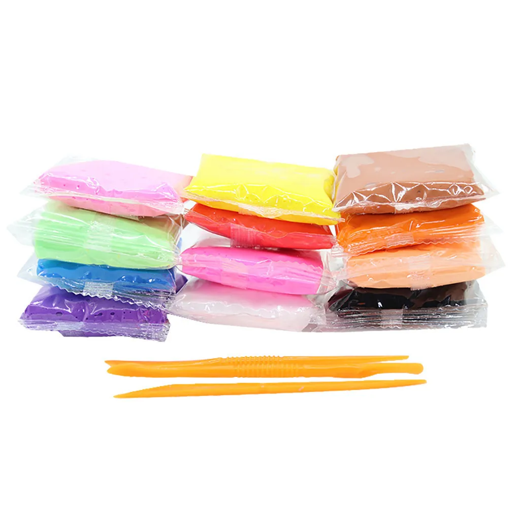 Soft Clay DIY Toys Children Educational Plasticine Colorful Kids Gift Child Creativity Imagination Education toys #B