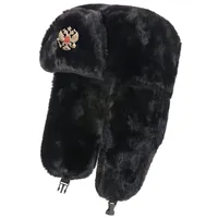 CAMOLAND Women Winter Hats Warm Faux Fur Bomber Hat For Men Soviet Army Military Badge Caps Male Thermal Earflap Cap Russia Hat 3