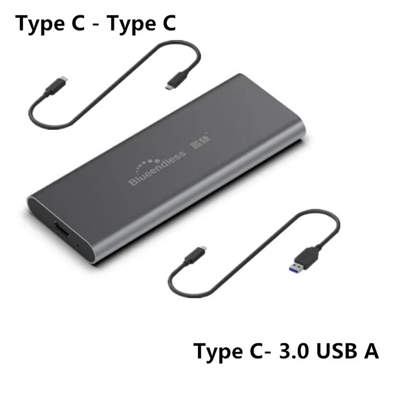 M280C-A.C-C Blueendless SSD M2sata USB 3,0 Корпус HDD 2,5 'алюминиевый внешний корпус для жесткого диска USB корпус для жесткого диска коробка Extermo& 30 - Цвет: M280C-A.C-C