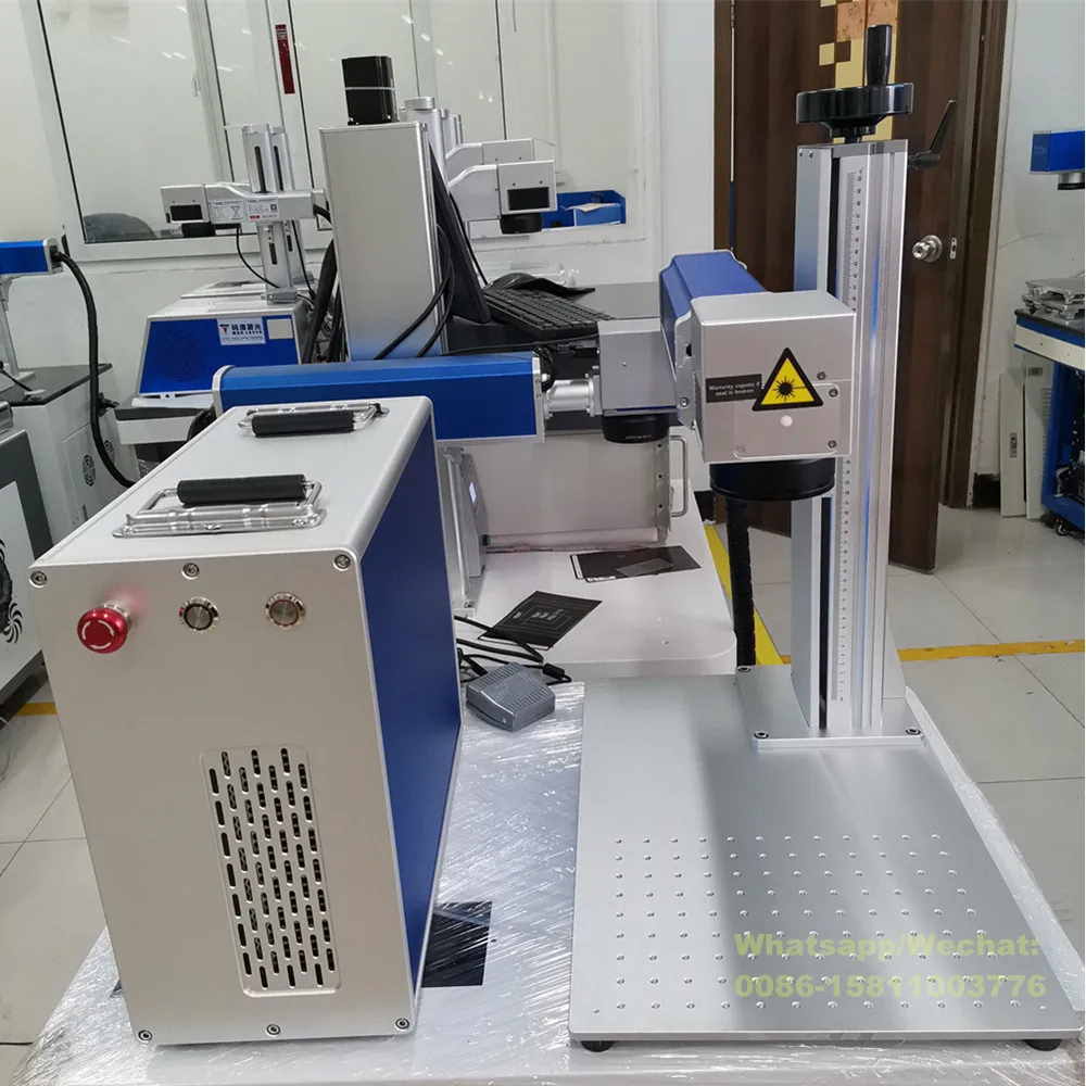 30W split fiber laser marking machine metal engraver Nameplate /laser printer stainless steel | Инструменты