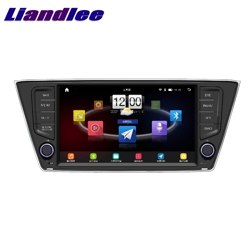 Liandlee для Skoda Fabia Mk3 2014 ~ 2020 LiisLee Автомобильный мультимедийный ТВ DVD GPS аудио Hi-Fi Радио