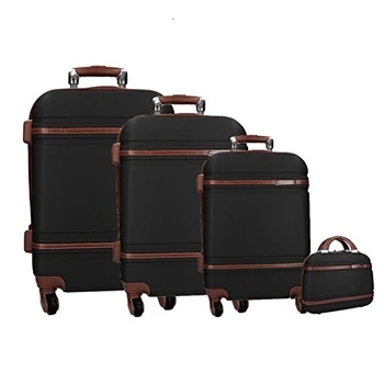 

Set di valigie trolley rigidi pierre cardin 3 trolley quattro ruote+beuty nero