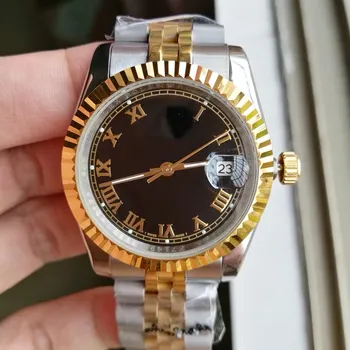 

luxury watch men AAA 36mm automatic mechanical No battery sweeping Date JUST stainless steel watches 2813 354