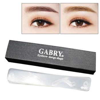 

12PCS Reusable Eyebrow Tattoo Stencil Template Model Grooming Shaping Cards with Head Strap for Makeup Beauty Salon Personal Use