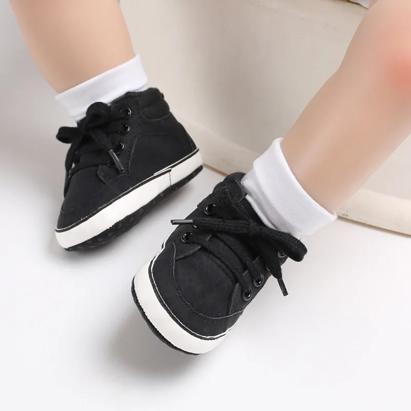 Baby Shoes Boy Newborn Infant Toddler Casual Comfor Cotton Sole Anti-slip PU Leather First Walkers Crawl Crib Moccasins Shoes