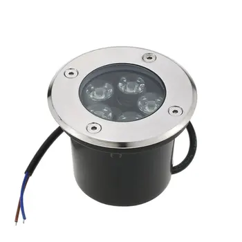 LED 지하 램프, 3W 5W 방수 바닥 조명, 야외 지상 스폿 조경, 정원 경로, 매장 마당 85-265V, DC12V, IP68