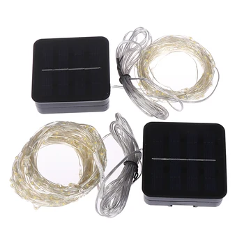 

1pc 10/20M Led Solar String Light Copper Wire Lamp Outdoor Solar Fairy Lights Christmas Garland String Light For Wedding Garden