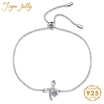 

JoyceJelly Trendy 925 Sterling Silver Bracelet for Women Wedding Zircon Fashion Mossanites Hot Selling Party Gifts Wholesale