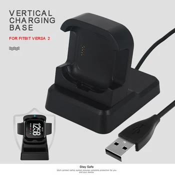 

For Fitbit Versa Watch Replacement Desktop Charger Cradle Charging Stand Dock Compatible For Fitbit Versa Watch Chargers