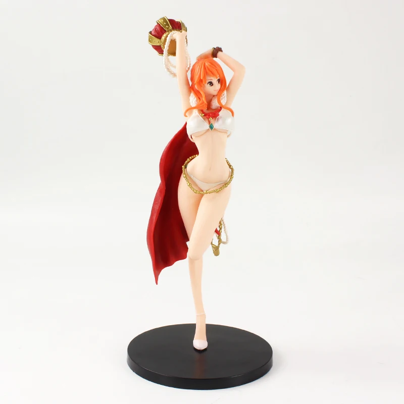 27cm Anime Stampede Fds Flag Diamond Ship Nami With Crown Pvc Action Figure Collectible Model Toy Action Figures Aliexpress