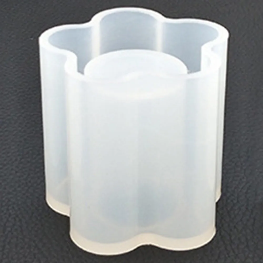 DIY Plum Silicone Mold Gypsum Cake Molds Mirror Love Silicone Mold Pen Holder Container Storage Kitchen Decoration - Цвет: C 6X6X6.5CM