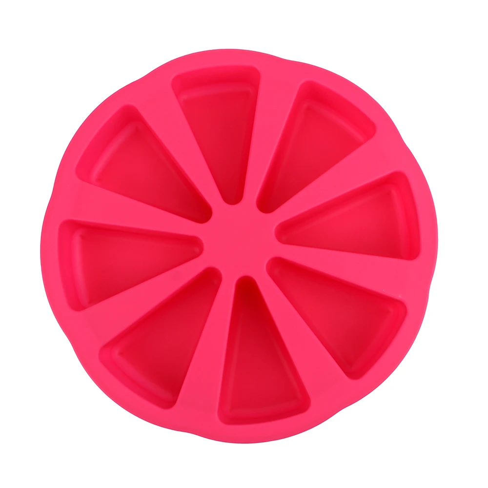 Rose Red NICEYARD 3D силиконовая форма для торта DIY выпечка Кондитерские инструменты форма для торта жаропрочная посуда для пиццы кексы и желе 8 полости - Цвет: Rose Red