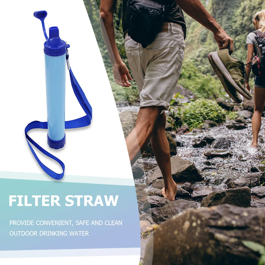 Tragbarer wasserfilter stroh reiniger camping notfall getriebe überlebens Tragbarer wasserfilter stroh reiniger camping notfall getriebe überlebens