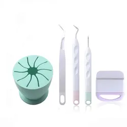 4/5pcs Outil de Désherbage pour Vinyle, Vinyle Outils De Désherbage Ensemble avec Crochet Désherbeur, Assemblage Outil Vinyle, Désherbage Collecteur De Chute pour Cricut 