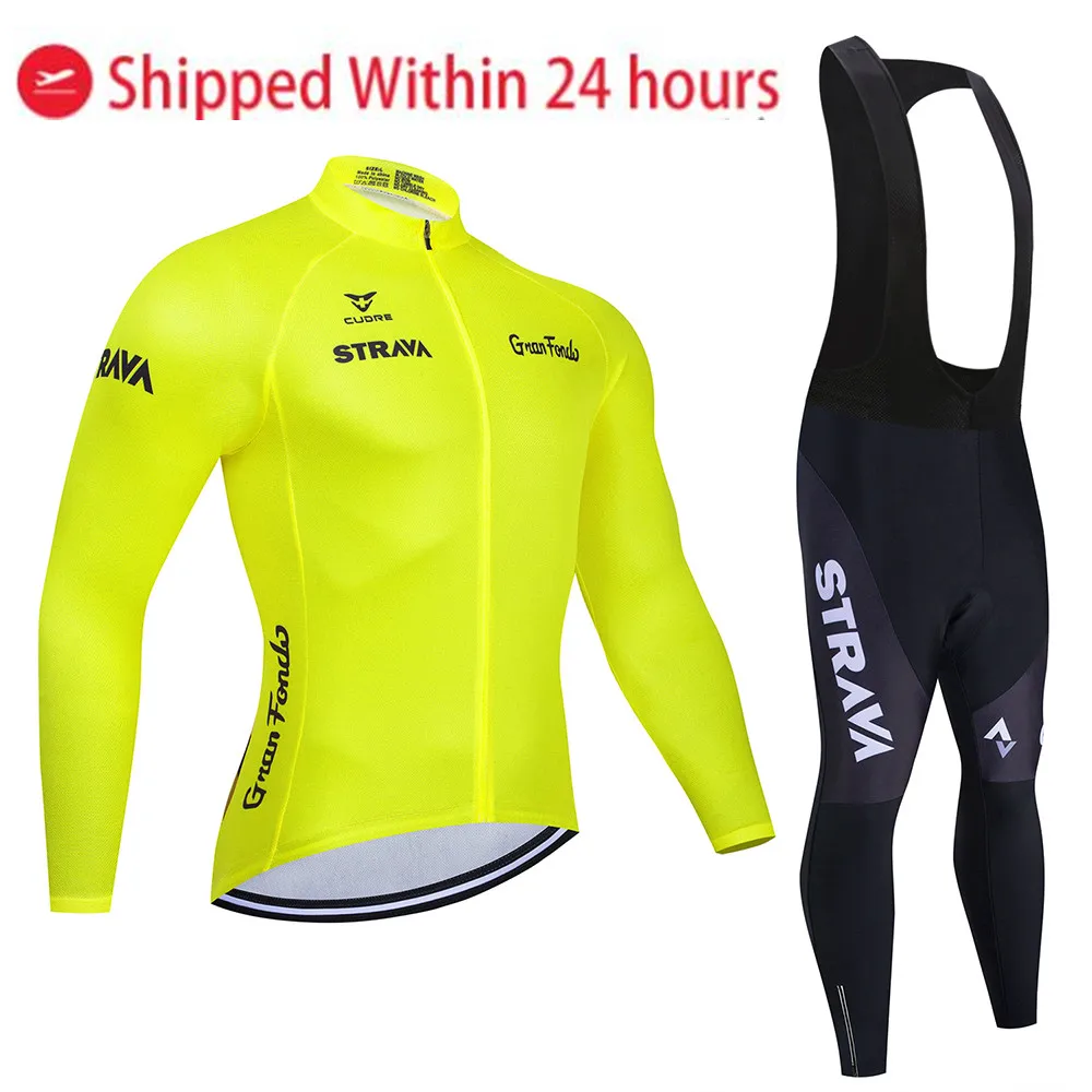 STRAVA темно синий Pro Team длинный рукав майки для велоспорта Ropa Ciclismo Maillot велосипедная