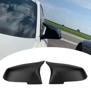 

Pair of horn mirror housings 1 Pair Rearview Mirror Cover Cap ABS for BMW Series 1 2 3 4 X M F20 F21 F22 F23 F30 F32 F33 F36 F87