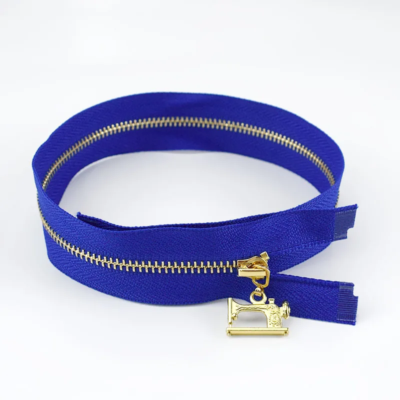 royal blue 50 см 2 шт./5 шт. металлическая молния 3# открытый конец молнии для шитья сумки кошелек пуховик юбка Одежда DIY ручной работы шитье ZA054 - Цвет: royal blue