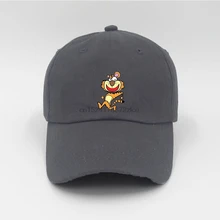 Модные трендовые мужские и женские бейсболки с мультяшным тигром