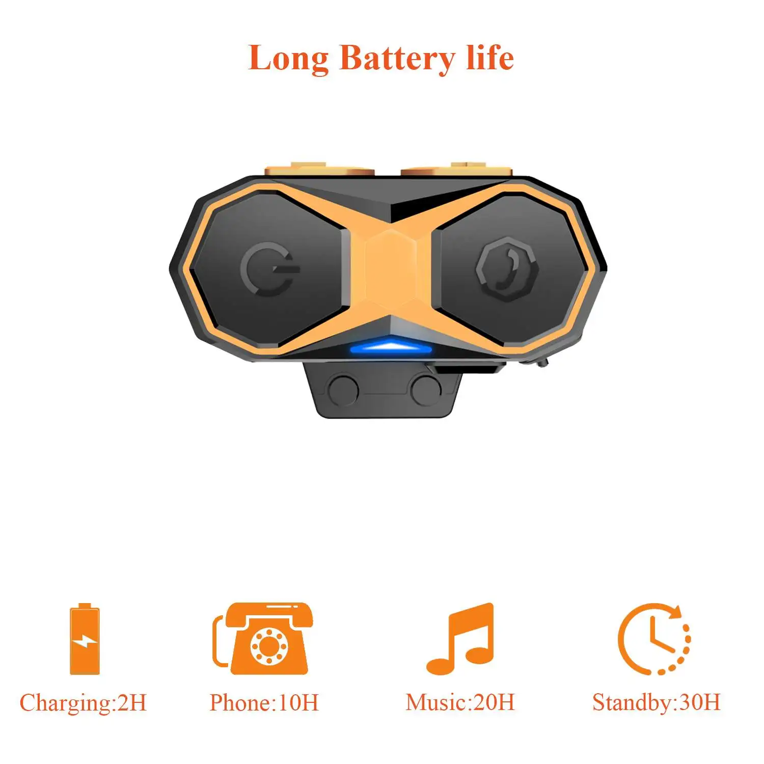 WT005 1000 м мотоциклетная Bluetooth гарнитура для шлема Водонепроницаемая музыка 3 всадника гарнитура fm-радио с светодиодный индикатором MP3 gps Ответ Вызов