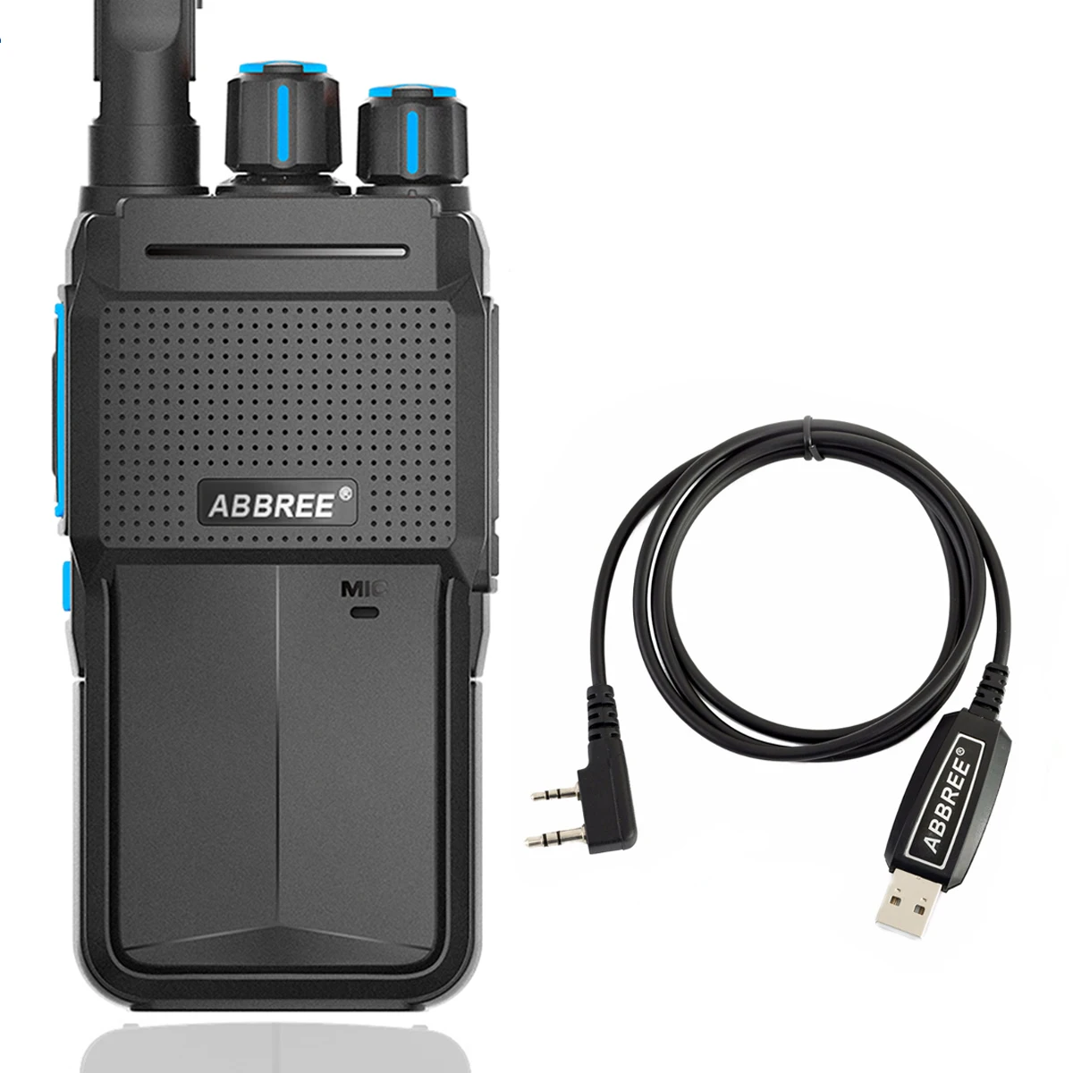 ABBREE AR-F2 мини-рация Портативная радиостанция BF-888S UV-5R двухстороннее радио uhf band 400-480 МГц HF трансивер - Цвет: add programming