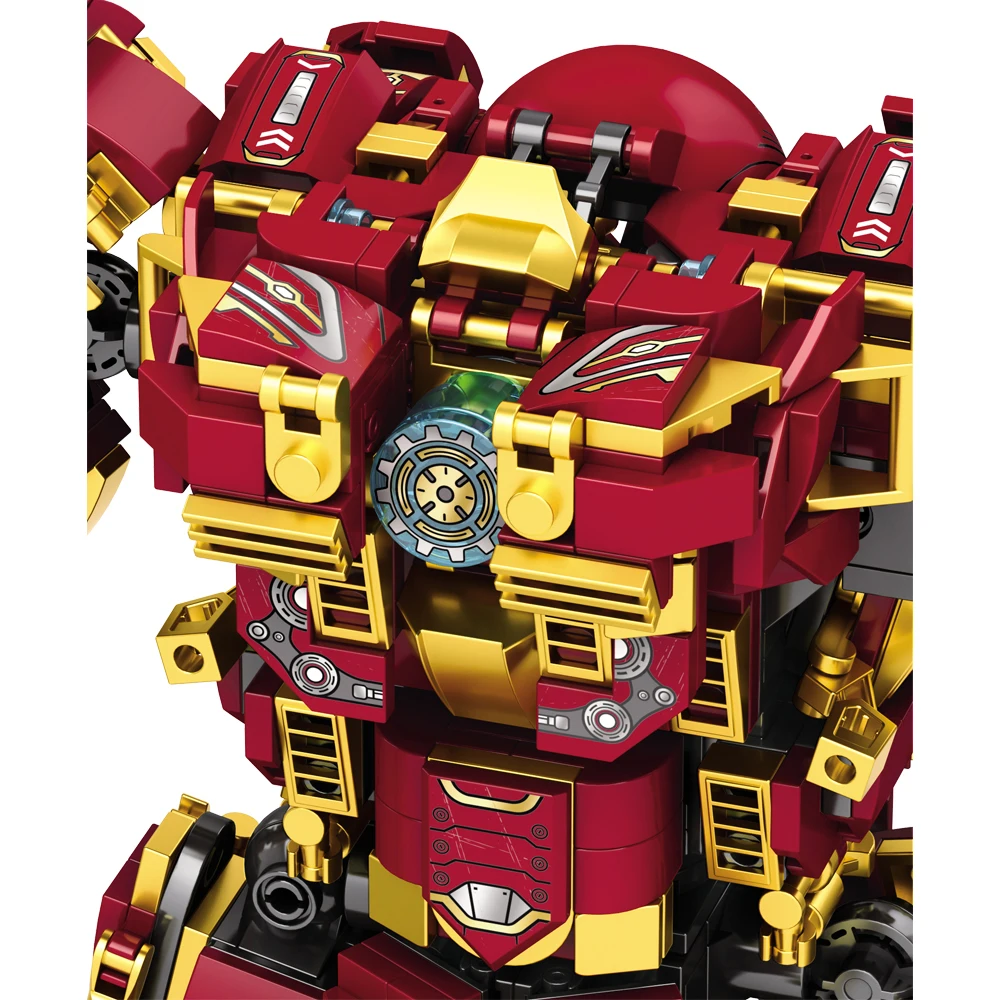 Marvel Hulkbuster War Machine Железный человек строительные блоки Супер Герои Мстители
