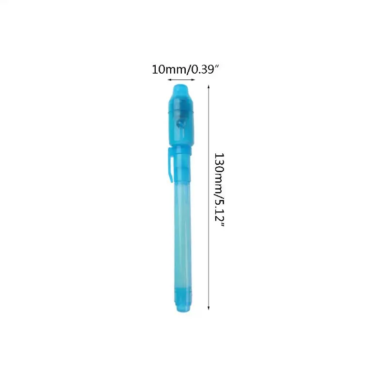 Невидимая ручка с UV светильник секретное сообщение ручки набор из 4 шт