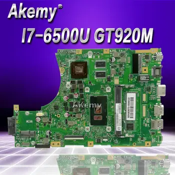 شراءAkemy X456UJ X456UF اللوحة لابتوب Asus X456U X456UQ X456UB X456UQK X456UV اللوحة 4GB-RAM I7-6500U GT920M/GT930M DDR3