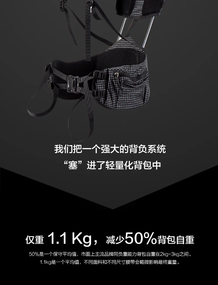 3F UL GEAR сверхлегкий рюкзак с рамой YUE 45+ 10L для походов и кемпинга, легкий походный рюкзак для мужчин и женщин