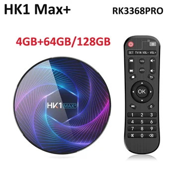 

Smart Tv Box HK1 MAX PLUS RK3368PRO Octa-Core 64bit Cortex-A53 4GB 64GB/128GB Android9.0 2.4G/5G WIFI Bluetooth4.0 Set Top Box