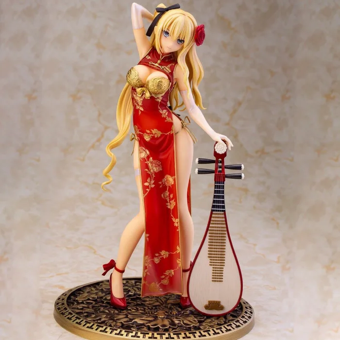 

26cm Jin-lian Soft Chest Sexy Cheongsam Beauty Figure Alphamax Skytube High Quality Pvc Girl Adult Figurine Sexy Hot Colection