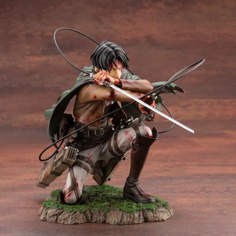 Anime Figure Attack On Titan Artfx J Levi Ackerman Action Figure Package Ver Pvc Action Figure Toys Collection Model Doll Gift Action Figures Aliexpress