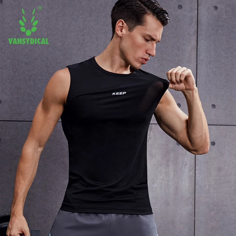 

Mens Running Vest Gym Sleeveless Shirt Summer Slim Tank Men Print Sport Vest Top New Workout Training Man Singlet Fitness Shirt