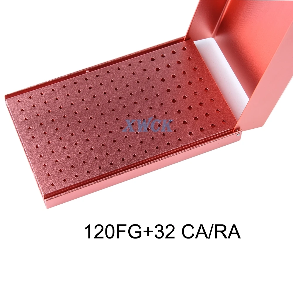1Pcs Dental 152 Holes High/Low speed box Dental Burs cleaning stand Autoclave Sterilizer Case Burs For Dental Tools