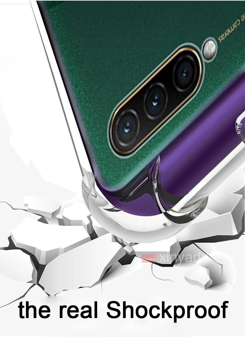 Прозрачный чехол для lenovo Z6 Pro Z6 Lite, молодежный чехол с воздушной подушкой, Мягкий Силиконовый ТПУ бампер, противоударный гелевый Чехол