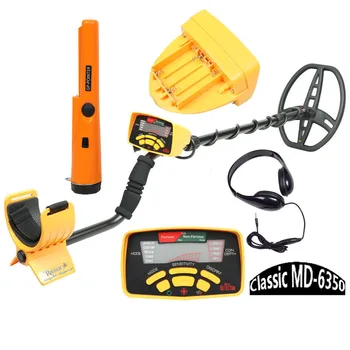 

LCD Screen MD-6350 Underground Metal Detector Kits Professional High Sensitive Deep Search Gold Finder MD6350