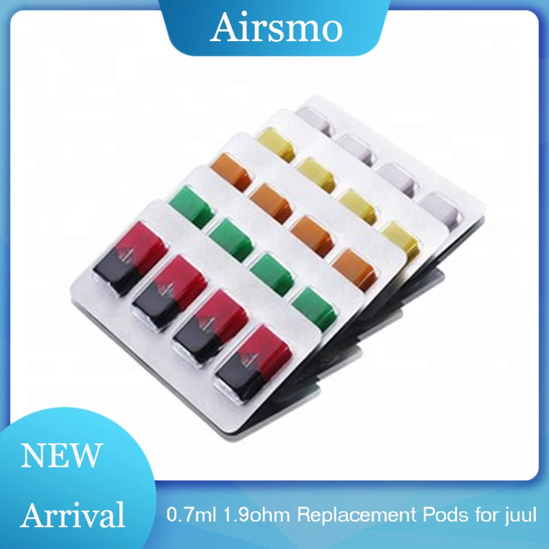Acheter 40 cartouche de stylo de Vape de cosse de Cigarette d e pour JUUL JUU1 Jull Kit de démarrage 0.7ml 1.0ml cartouche de Vape de cosse de remplacement dosettes de juu1