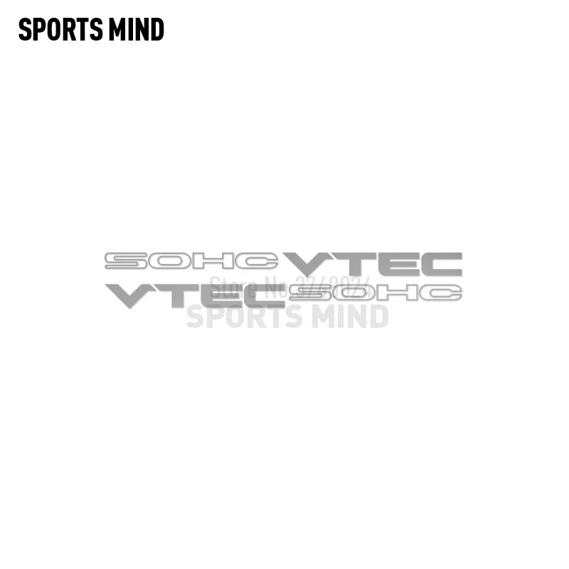 1 쌍 SOHC VTEC 비닐 스티커 데칼 자동차 혼다 시빅 Si Accord JDM Typer 액세서리 용 자동차 스타일링